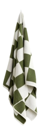 Badetuch HAY Check Bio Matcha (70 x 136 cm)