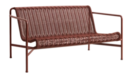 Tuinbank HAY Palissade Cord Lounge Sofa Iron Red Powder Coated Steel