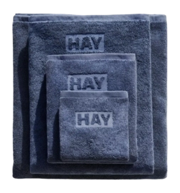 Handdoek HAY Mono Organic Steel Blue (50 x 90 cm)