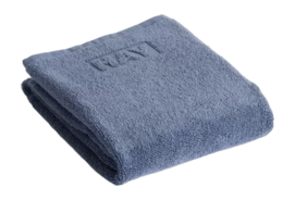 Telo doccia HAY Mono Organic 70 x 140 cm, Blu Acciaio