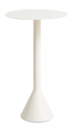 Tuintafel HAY Palissade Cone Table Cream White Powder Coated Steel (Ø60 x 105  cm)