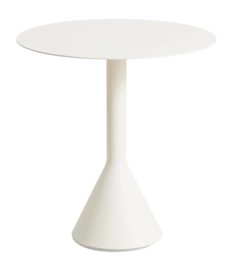 Table de Jardin HAY Palissade Cone Table Cream White Powder Coated Steel (Ø70 x 74 cm)