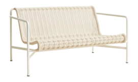 Tuinbank HAY Palissade Cord Lounge Sofa Cream White Powder Coated Steel