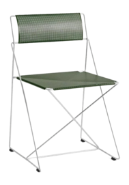 Stoel HAY X-Line Chair Hot Galvanised Base Autumn Green