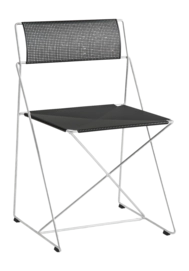 Stoel HAY X-Line Chair Hot Galvanised Base Black