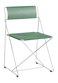 Stoel HAY X-Line Chair Hot Galvanised Base Leek Green