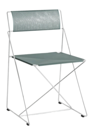 Stoel HAY X-Line Chair Hot Galvanised Base Moss