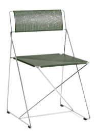 Stoel HAY X-Line Chair Chromed Base Indoor Autumn Green