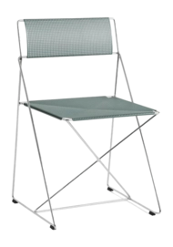 Stoel HAY X-Line Chair Chromed Base Indoor Moss