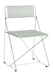 Stoel HAY X-Line Chair Chromed Base Indoor Pale Linden