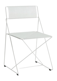 Stoel HAY X-Line Chair Chalk White Powder Coated Steel Base Chalk White