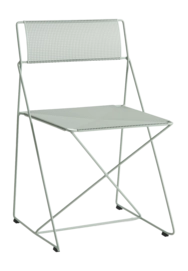 Stoel HAY X-Line Chair Pale Linden Powder Coated Steel Base Pale Linden