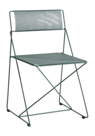 Chair HAY X-Line Chair Moss Powder Coated Steel Base Moss