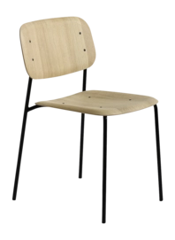 Stoel HAY Soft Edge40 Black Powder Coated Steel 4 Leg Base Standard Glider
