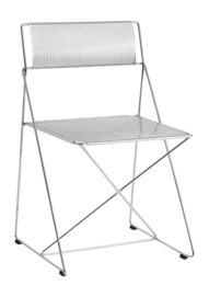 Stoel HAY X-Line Chair Chromed Base Indoor 2.0 Chromed Seat/Back