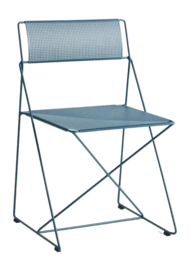 Stoel HAY X-Line Chair Powder Blue Powder Coated Steel Base 2.0 Powder Blue