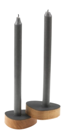 Kaarshouder Lind DNA Curve Nupo Anthracite (Set van 2)