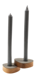Kaarshouder Lind DNA Curve Nupo Light Grey (Set van 2)