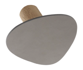 Handtuchhaken Lind DNA Wall Dot S Nupo Light Grey / Natural Steel