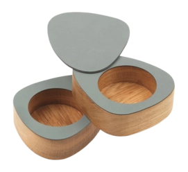 Ensemble Sel et Poivre Lind DNA Curve Salt & Pepper Nupo Pastel Green (ensemble de 2)