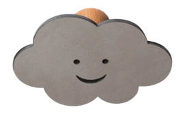 Haakje Lind DNA Cloud Dot Nupo Light Grey/Steel Anthracite
