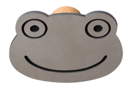 Haakje Lind DNA Frog Dot Nupo Light Grey/Steel Anthracite