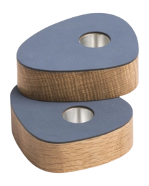 Kaarshouder Lind DNA Curve Nupo Dark Blue (Set van 2)