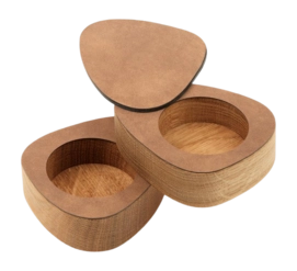 Ensemble Sel et Poivre Lind DNA Curve Salt & Pepper Nupo Nature (Set de 2)