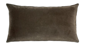 Sierkussenhoes Cozy Cushions Black Olive 50 x 90 cm