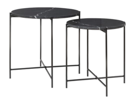 Bijzettafel Cozy Furniture Noir (Set van 2)