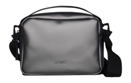 Schultertasche RAINS Box Bag Metallic Grey