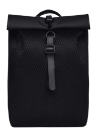Rucksack RAINS Rolltop Backpack Mesh Mini Black