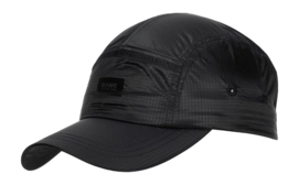Pet RAINS 5 Panel Ripstop Cap Black