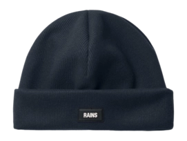 Beanie RAINS Ribbed Fleece Beanie Navy