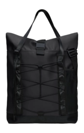 Sac Cabas RAINS Unisexe Trail Rolltop Tote Bag Black