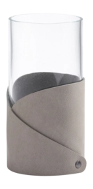 Vase Lind DNA Fold S Nupo Light Grey