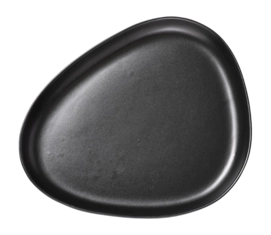 Assiette Lind DNA Stoneware Platter Plate Black