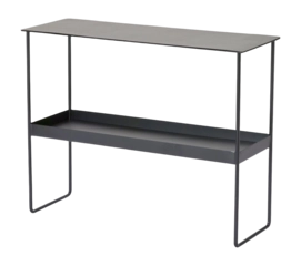 Tafel Lind DNA Console Table - 2 racks Bull Black