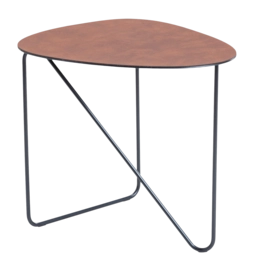 Bijzettafel Lind DNA Curve Coffee Table L Bull Cognac