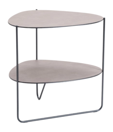 Bijzettafel Lind DNA Curve Coffee Table Double Bull Warm Grey