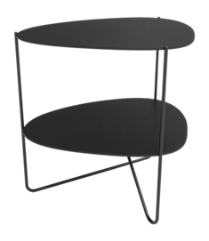 Bijzettafel Lind DNA Curve Coffee Table Double Bull Black