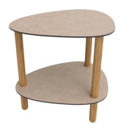 Loungetafel Lind DNA Curve Lounge Table S Bull Warm Grey Oak Nature