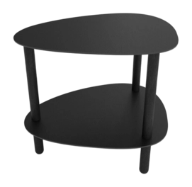 Loungetafel Lind DNA Curve Lounge Table L Bull Black Oak Nature