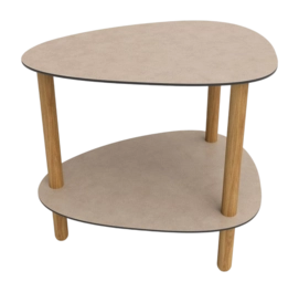 Loungetafel Lind DNA Curve Lounge Table L Bull Warm Grey Oak Nature