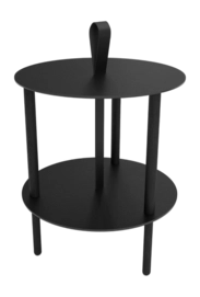 Bijzettafel Lind DNA Strap Table S Bull Black/Oak Smoked