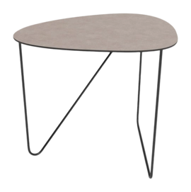 Beistelltisch Lind DNA Curve Coffee Table L Bull Warm Grey / Black