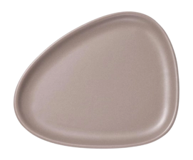 Assiette Lind DNA Stoneware Lunch Plate Warm Grey