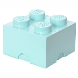 Storage Box Lego Brick 4 Blue Aqua