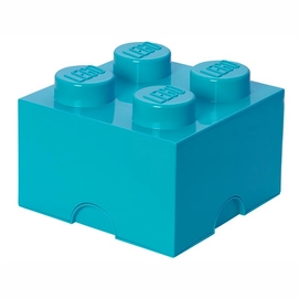 Boîte de Rangement Lego Brick 4 Bleu Azur