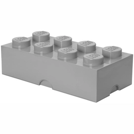 Storage Box Lego Brick 8 Light Grey
